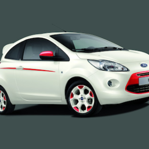 Dekorativne črte za stran telesa, sončni vzhod (rdeče)